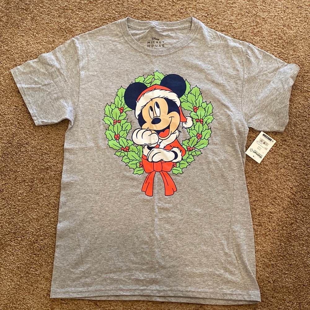 Christmas Mickey tee
